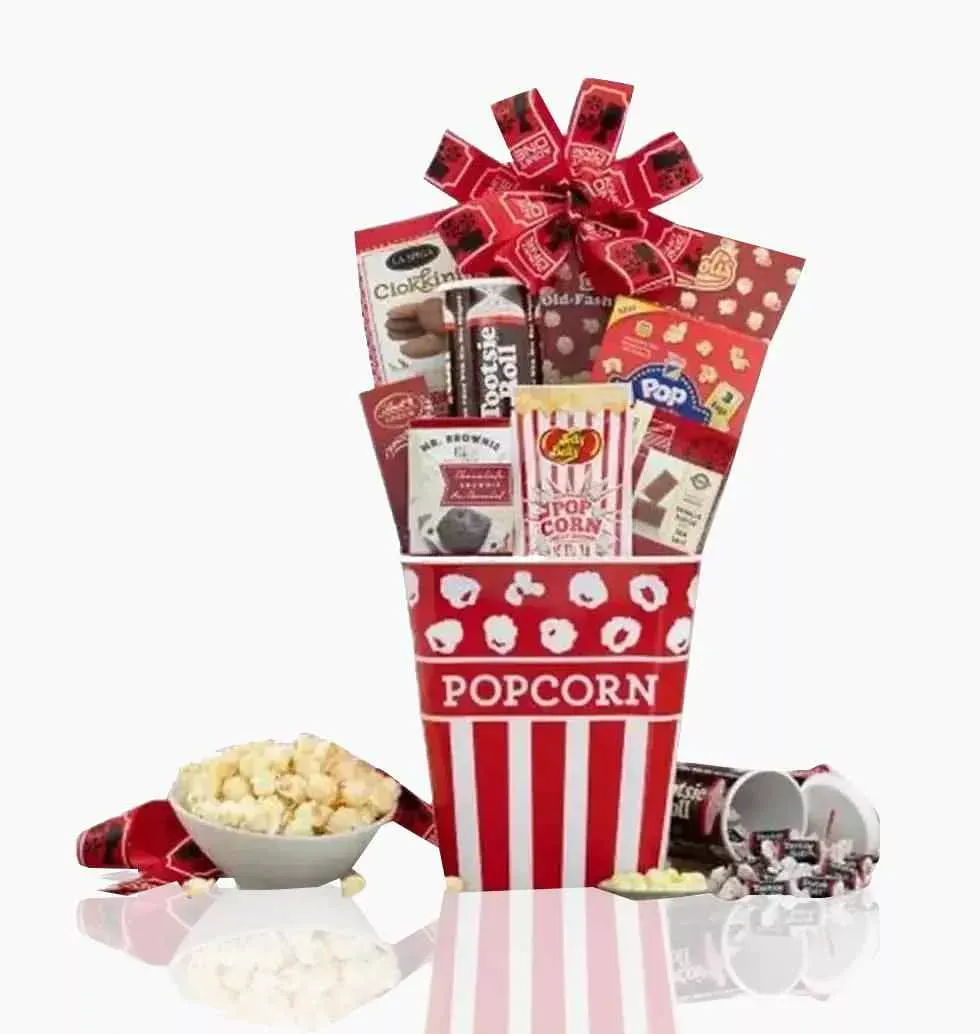 Collection Of Popcorn And Sweets