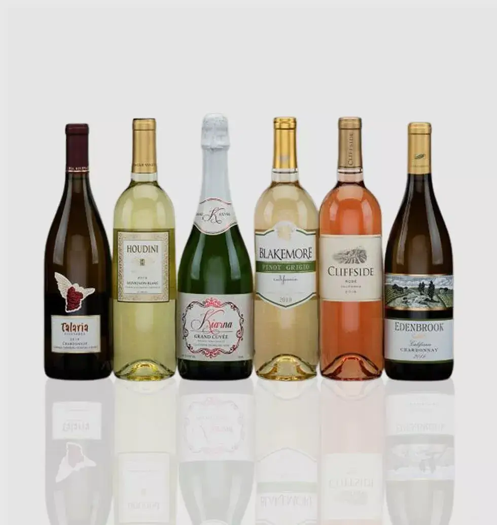 A Collection Of Sparkling and White Wines