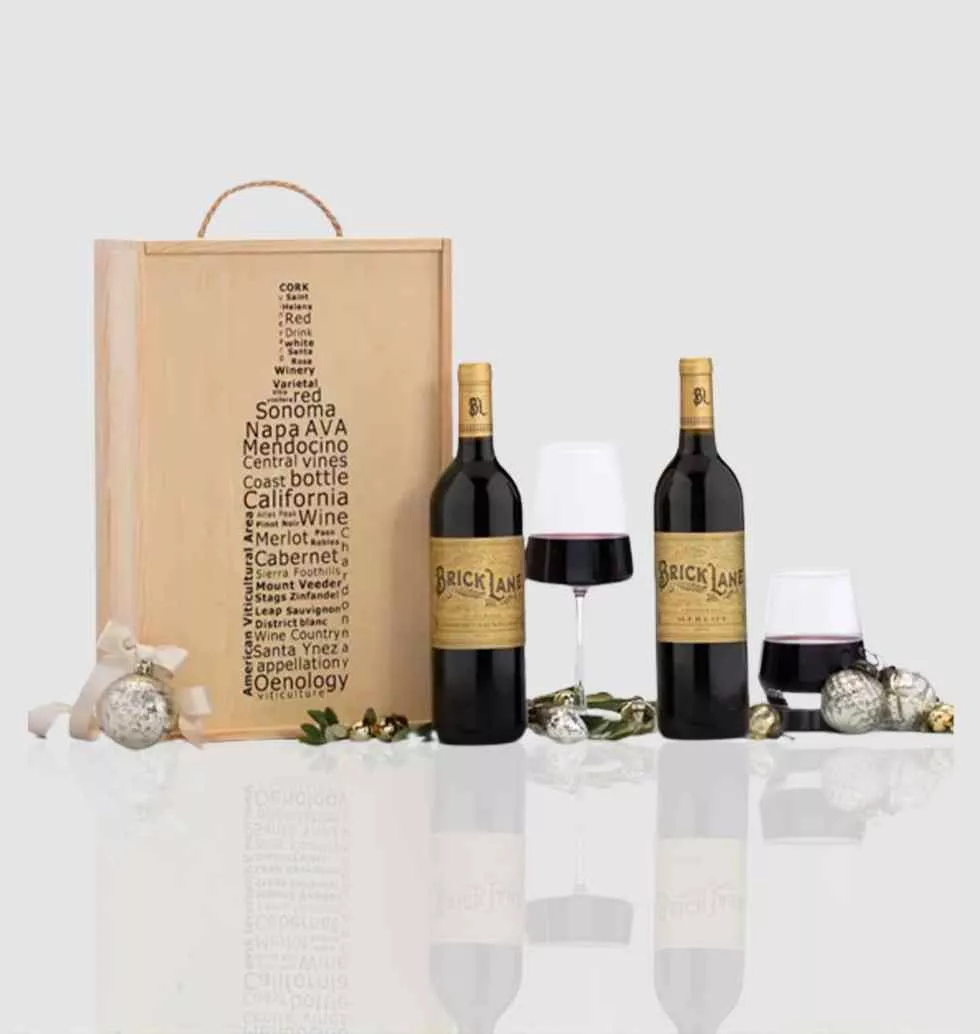 Red Wine Duet In A Charming Box