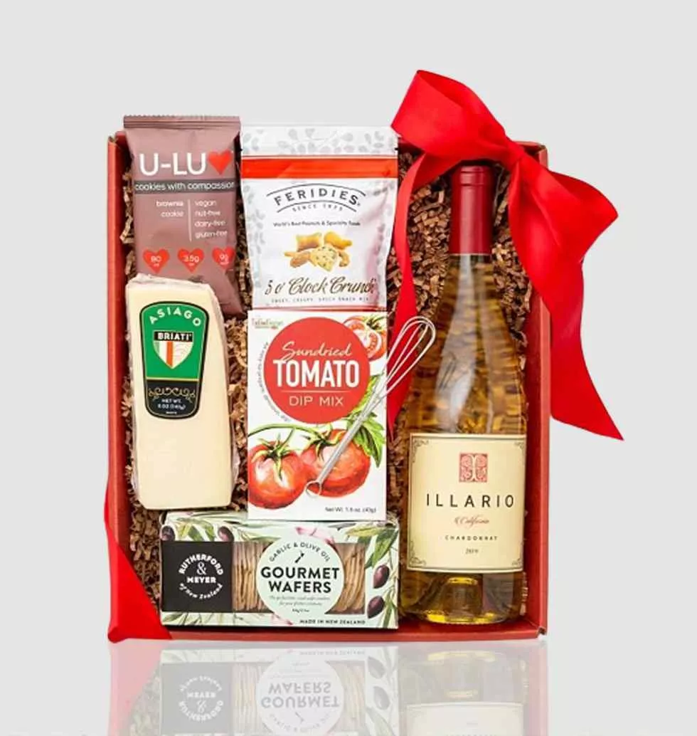 Illario Chardonnay & Gourmet Treats Gift Set