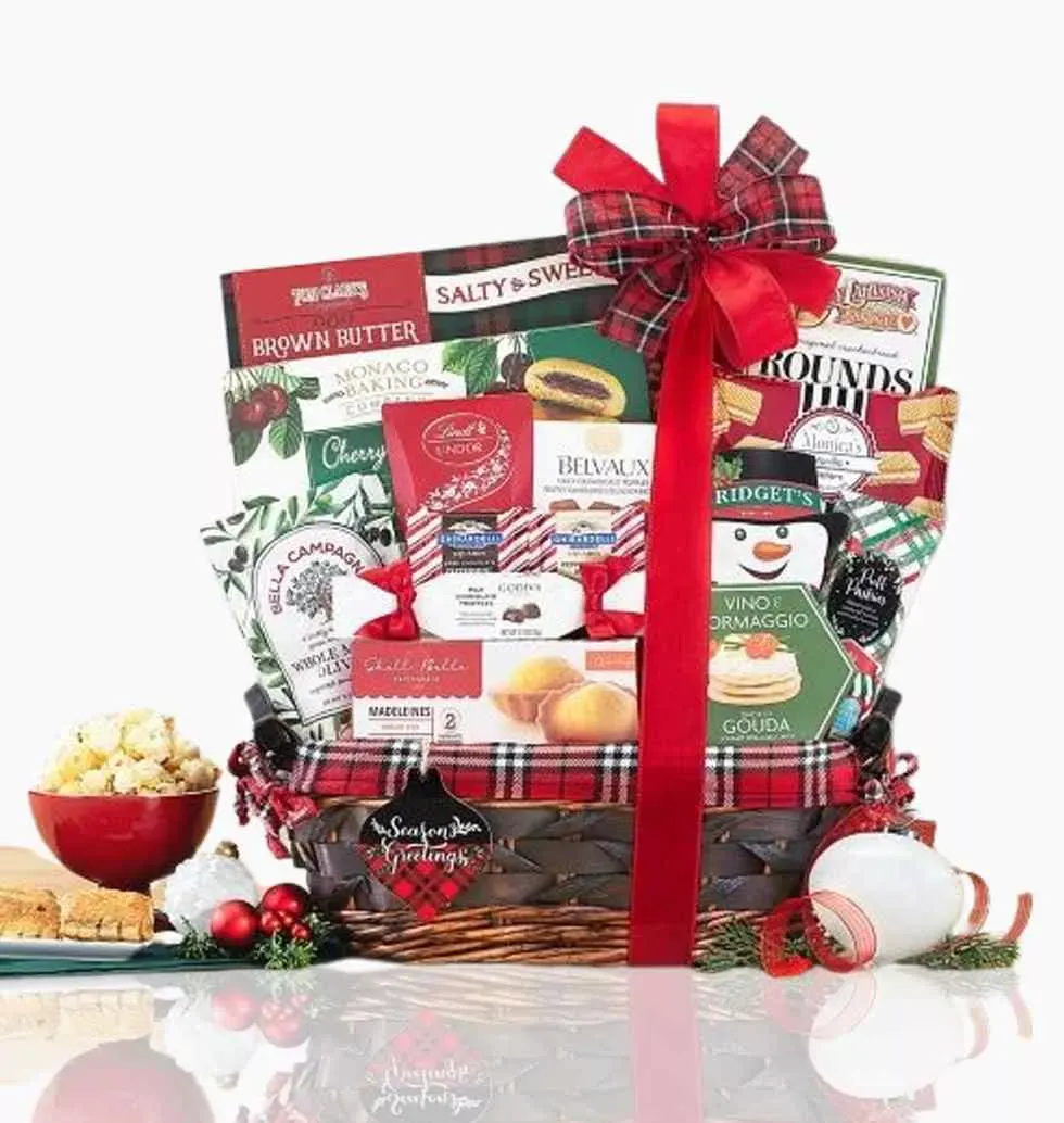 Decadent Holiday Bliss Gift Basket