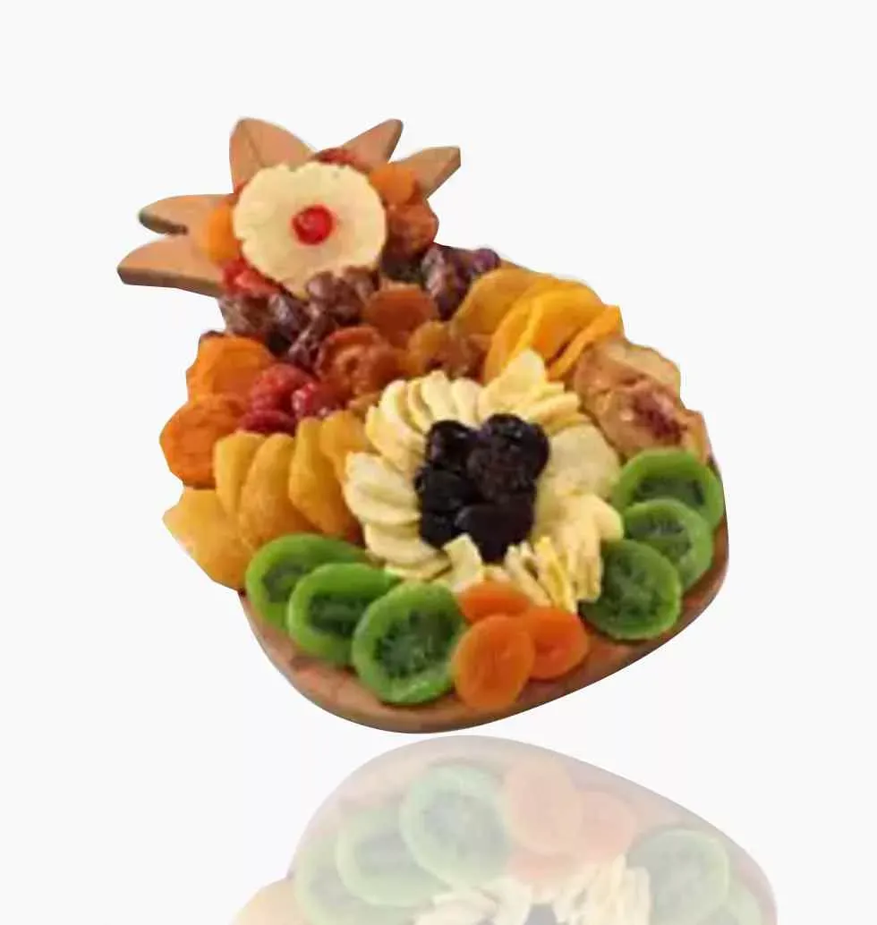 Fruit Extravaganza With Pineapple Board