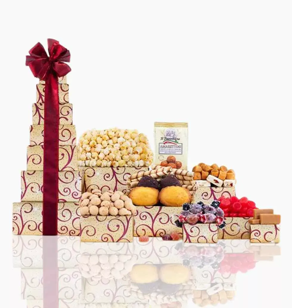 Gorgeous Chocolates And Sweets Tower