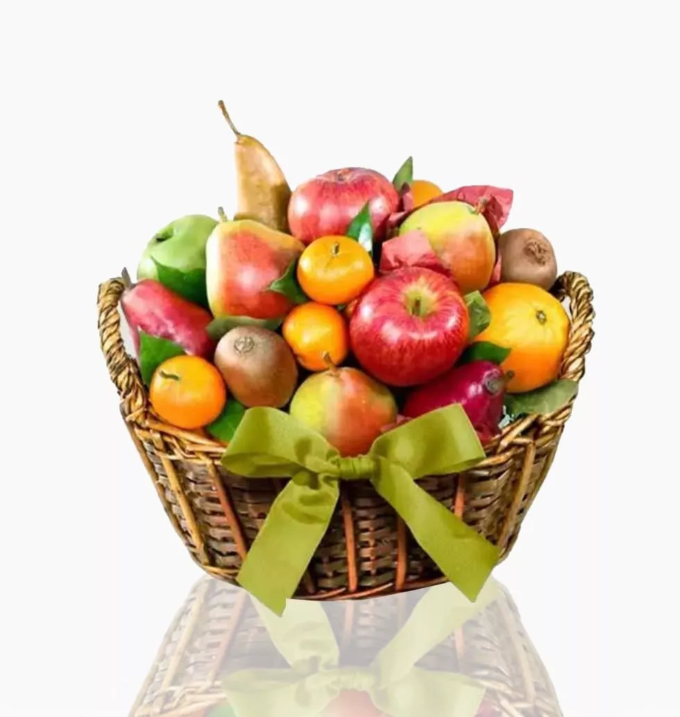 Basket Of Fruits For The Holidays