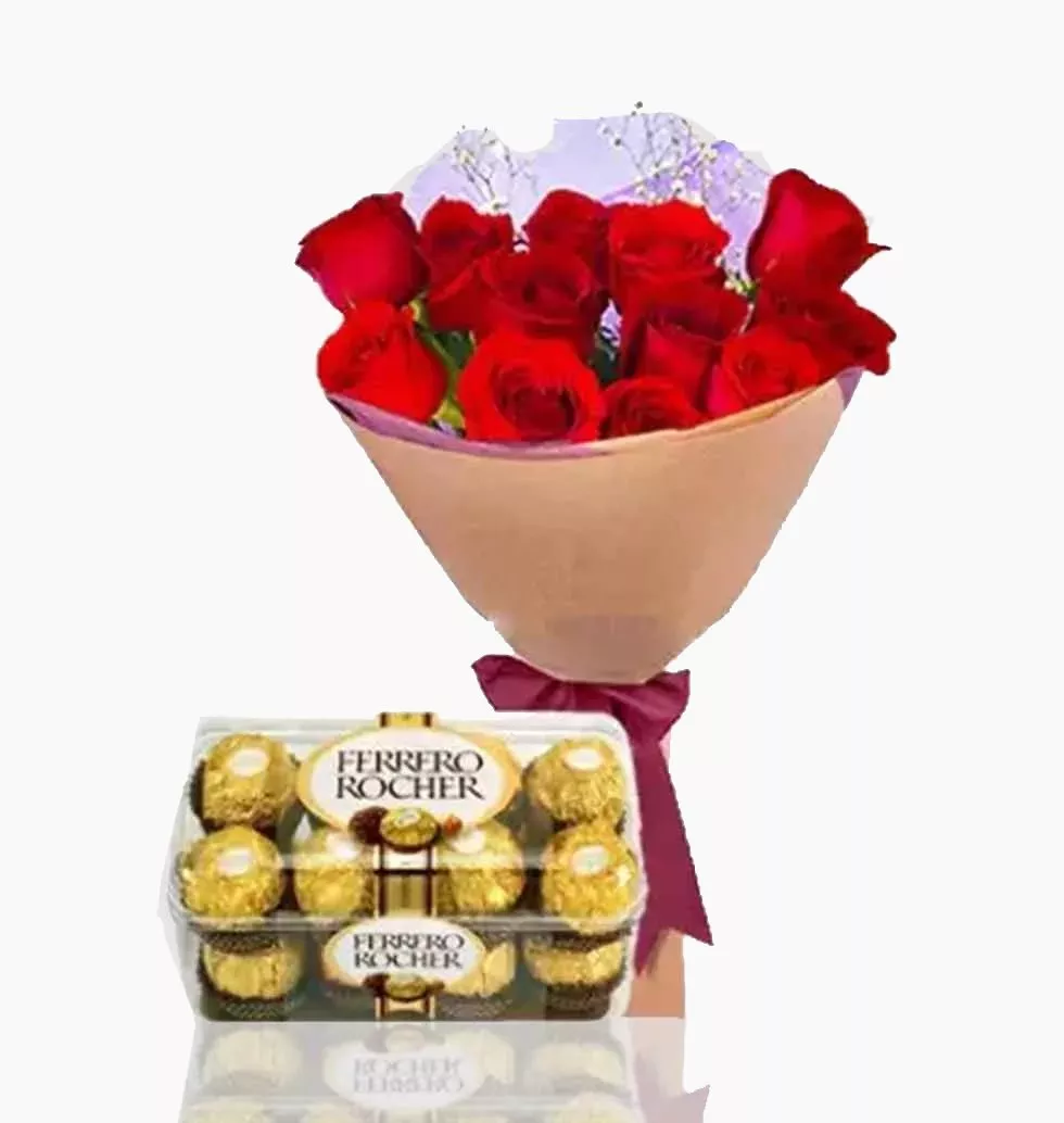 Roses And Chocolate Delight